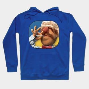 Funny Vert Der Ferk - The Swedish Chef Retro - Weed Hoodie